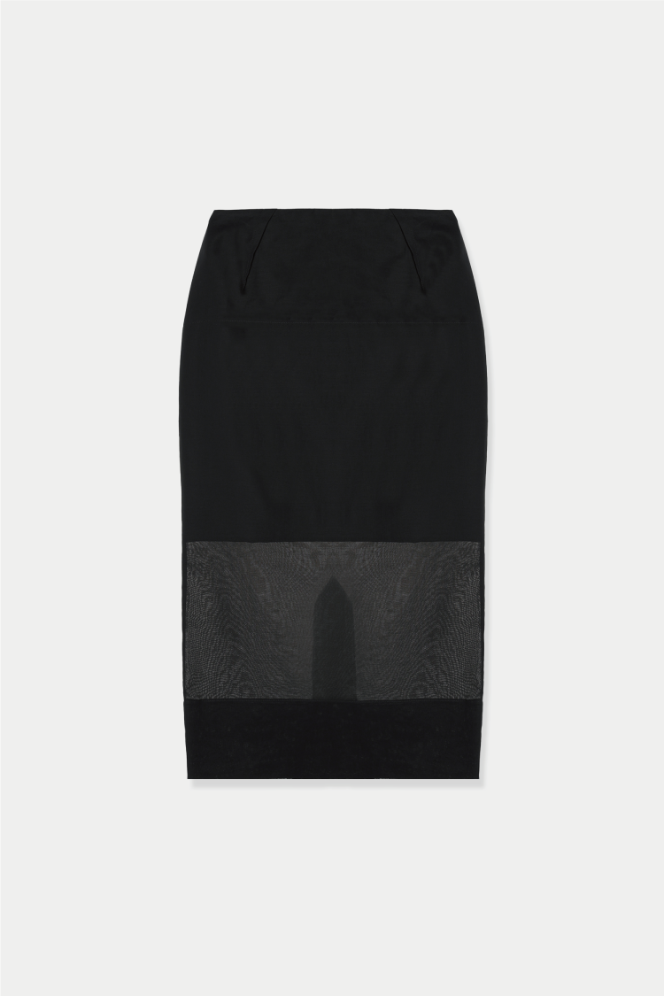 louren ローレン sheer cocoon skirt sheer cocoon skirt – louren store