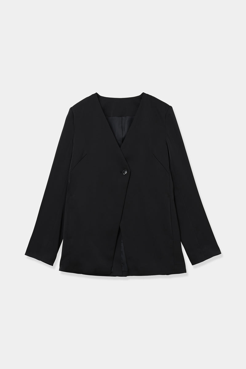 silky satin jacket – louren store