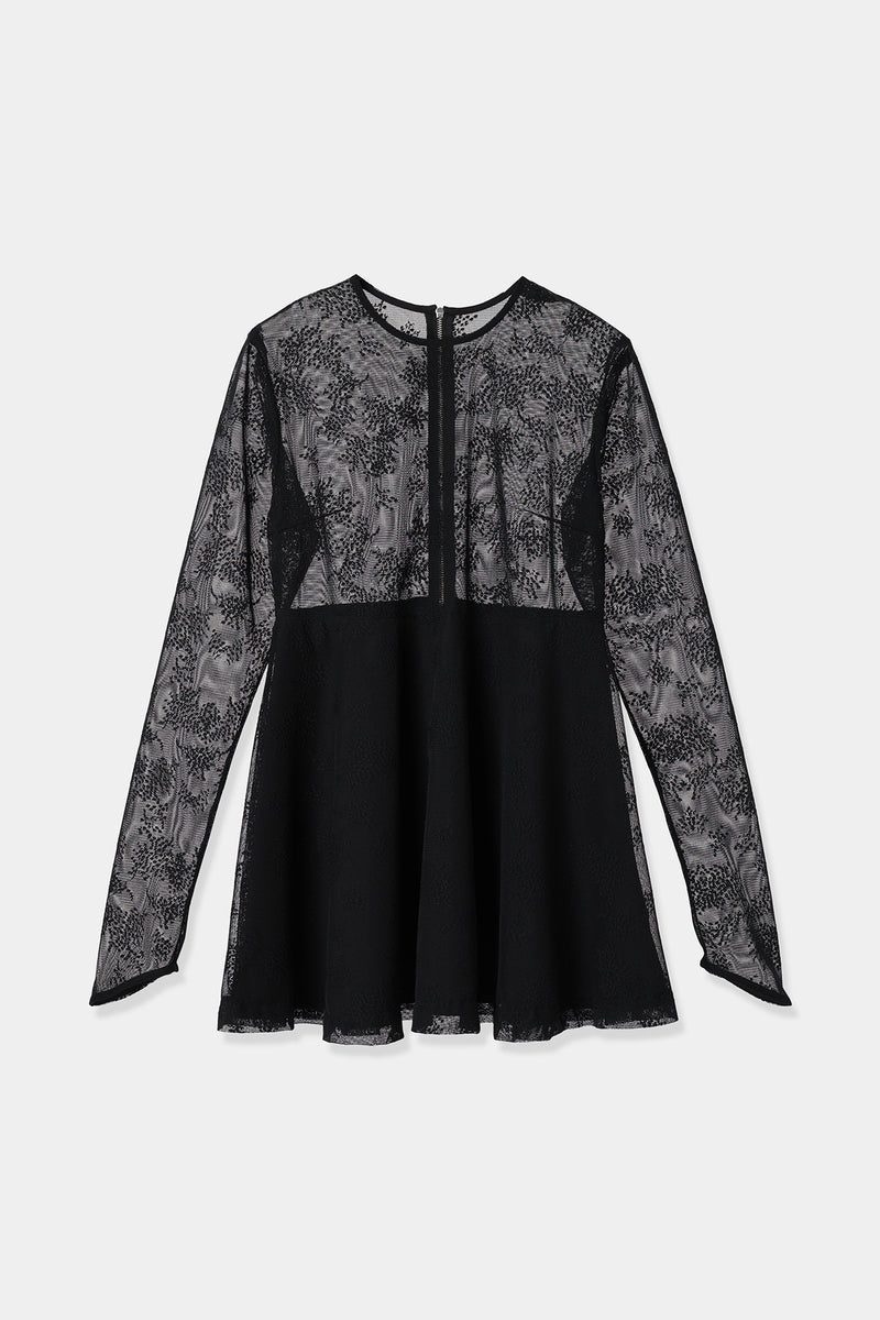 tulle peplum blouse – louren store