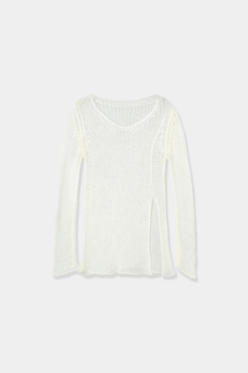 【新品】Louren ローレン side slit mohair knit side slit mohair knit – louren store