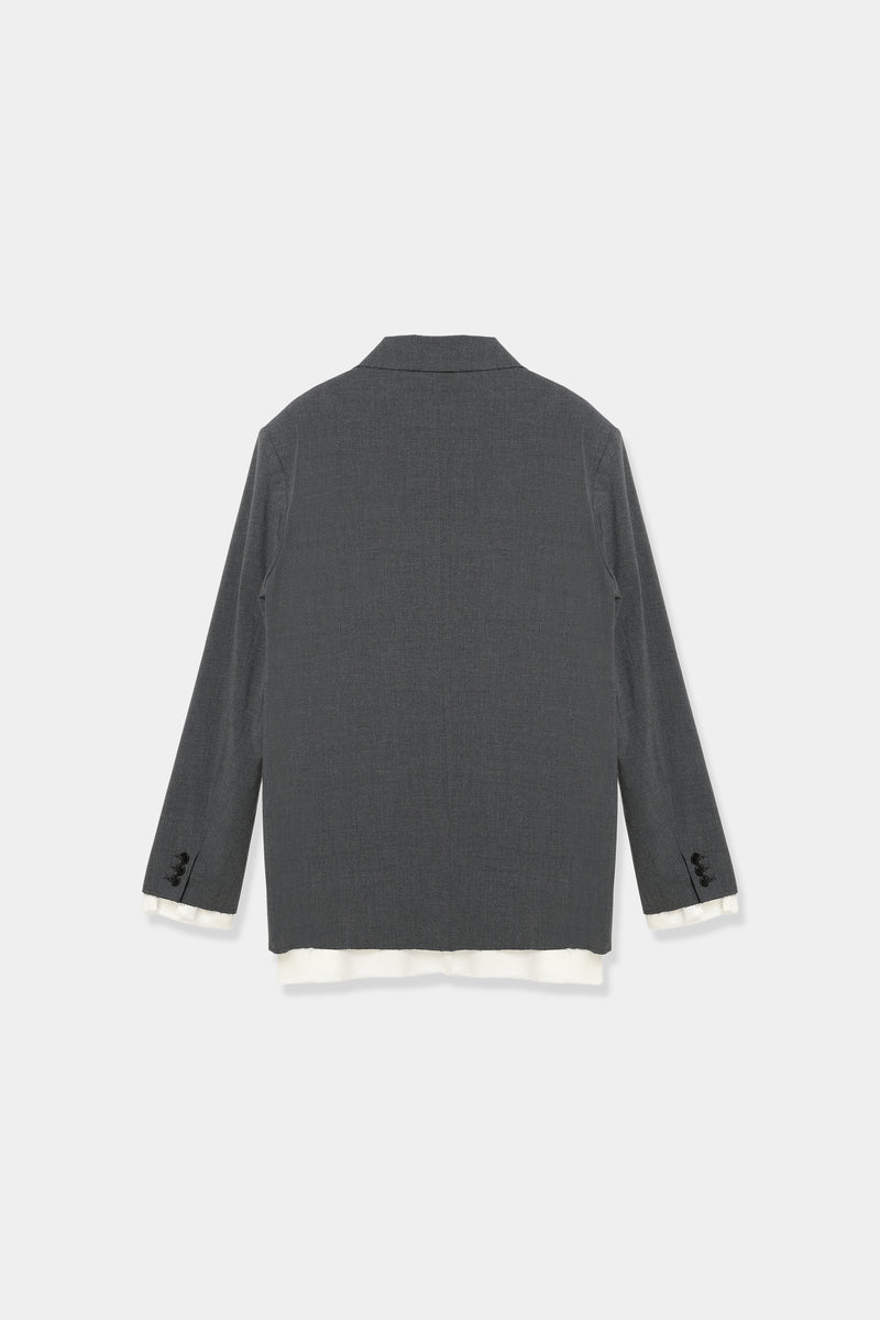 cutoff tailored jacket – louren store