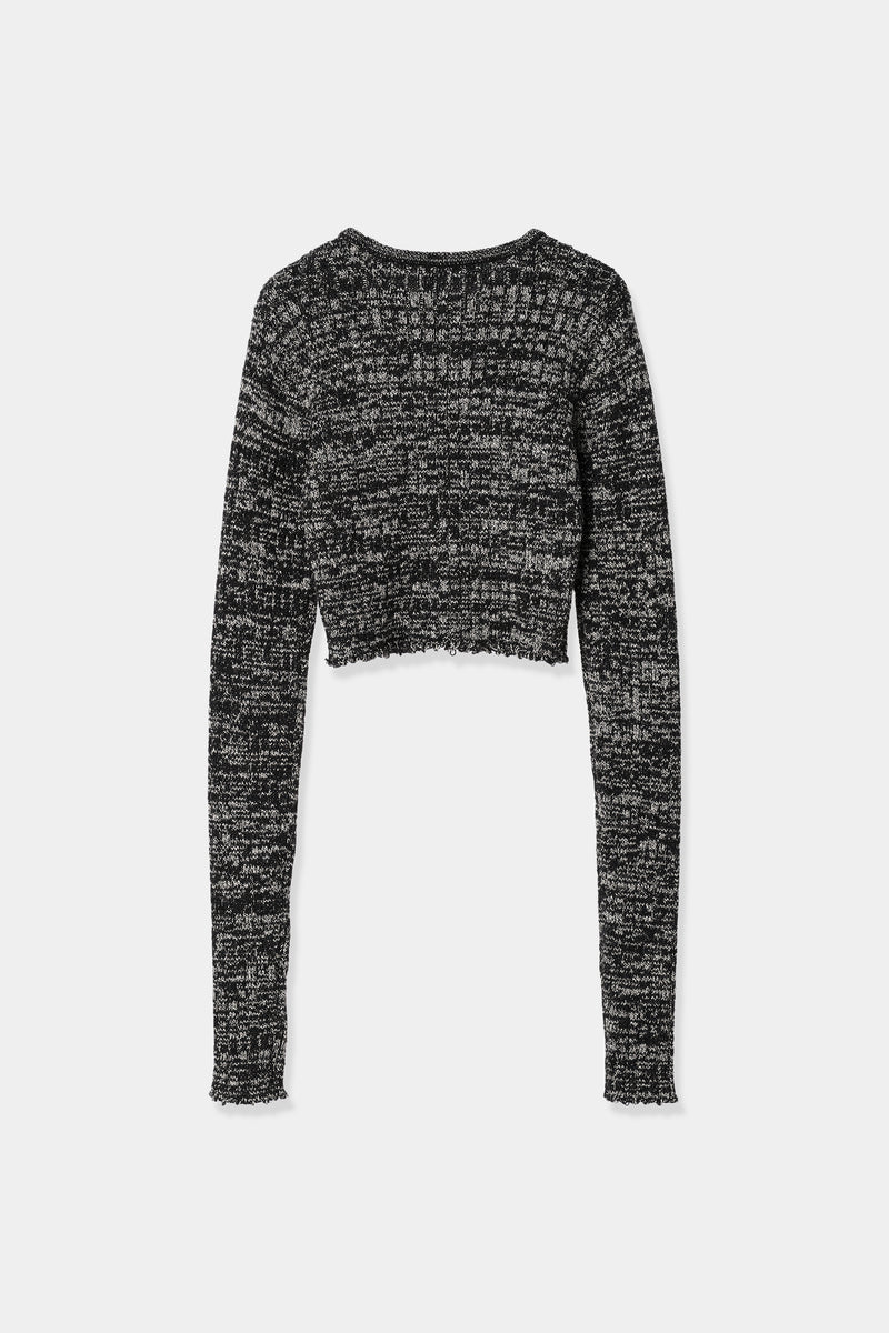 mix color short knit – louren store