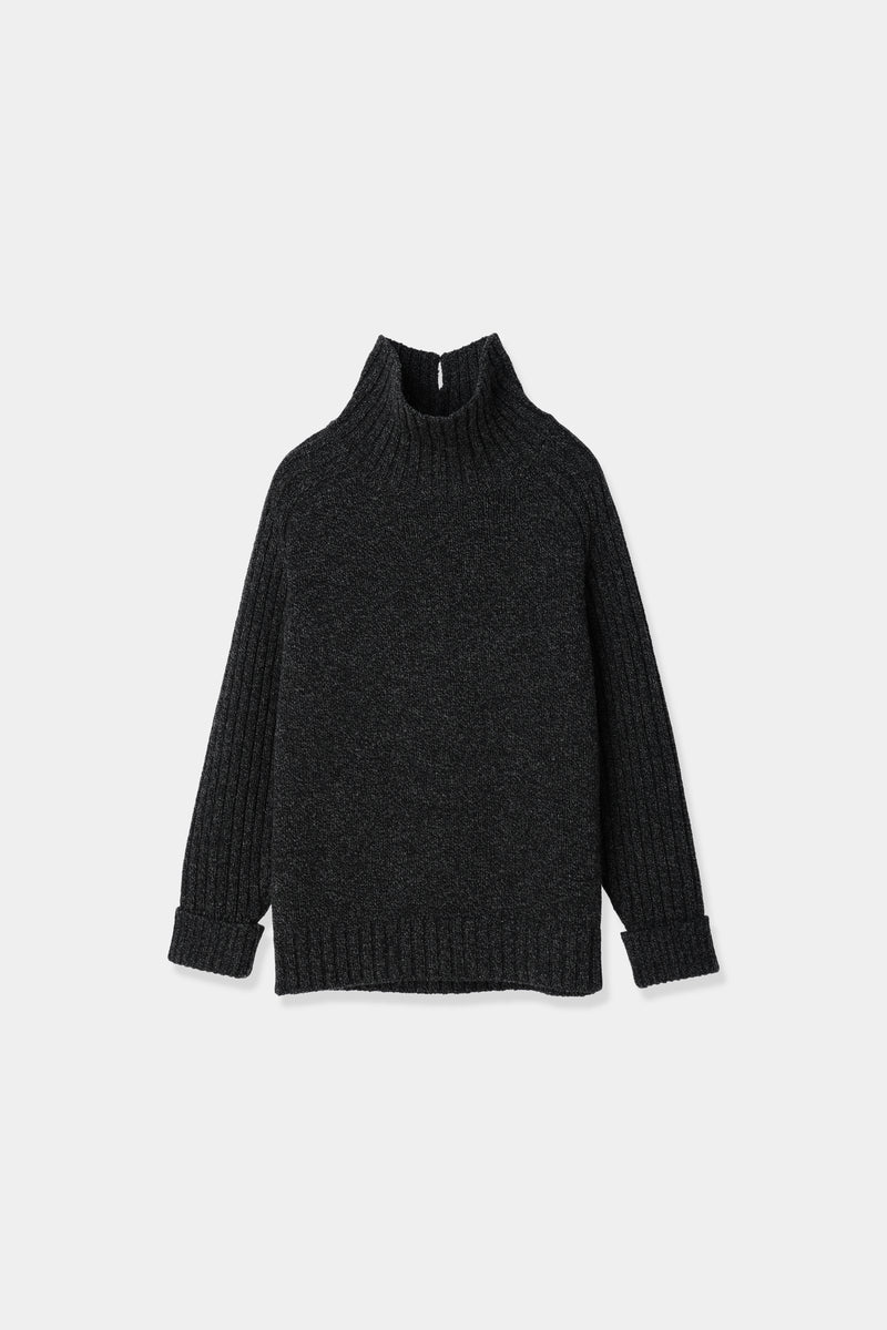 louren turtleneck hand knit - Tシャツ