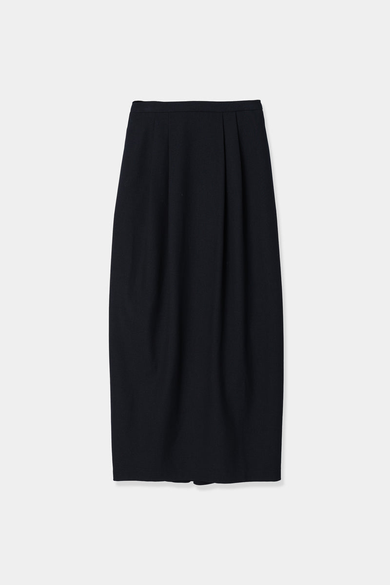 back drape cocoon skirt