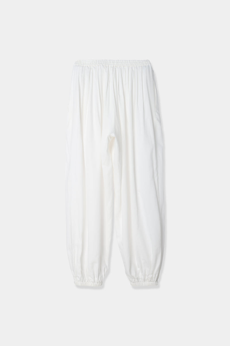 cotton tuck volume pants