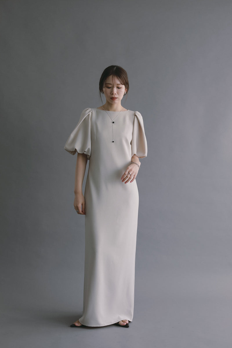 新品タグ付き　louren puff sleeve pencil dress puff sleeve pencil dress – louren store