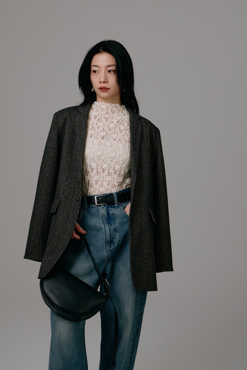 herringbone jacket – louren store