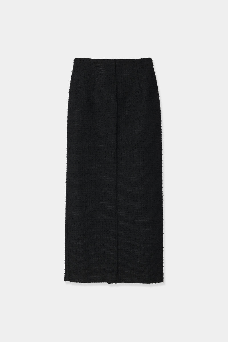 lor（ロル）Zip up Pencil Tweed Skirt
