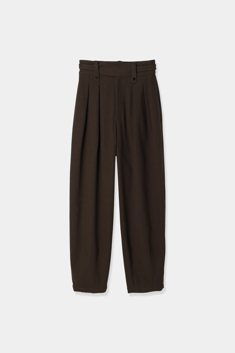 slub cotton cocoon pants