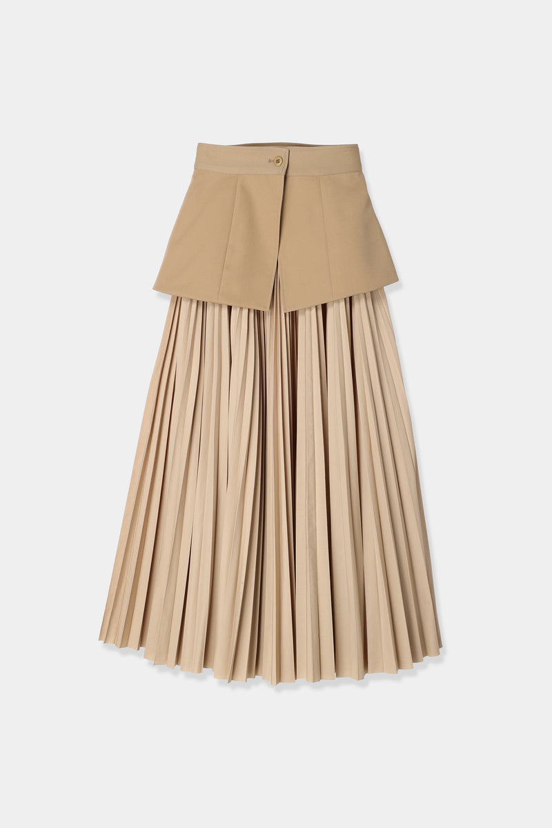 louren ✴︎ mermaid pleats skirtスカート - ロングスカート