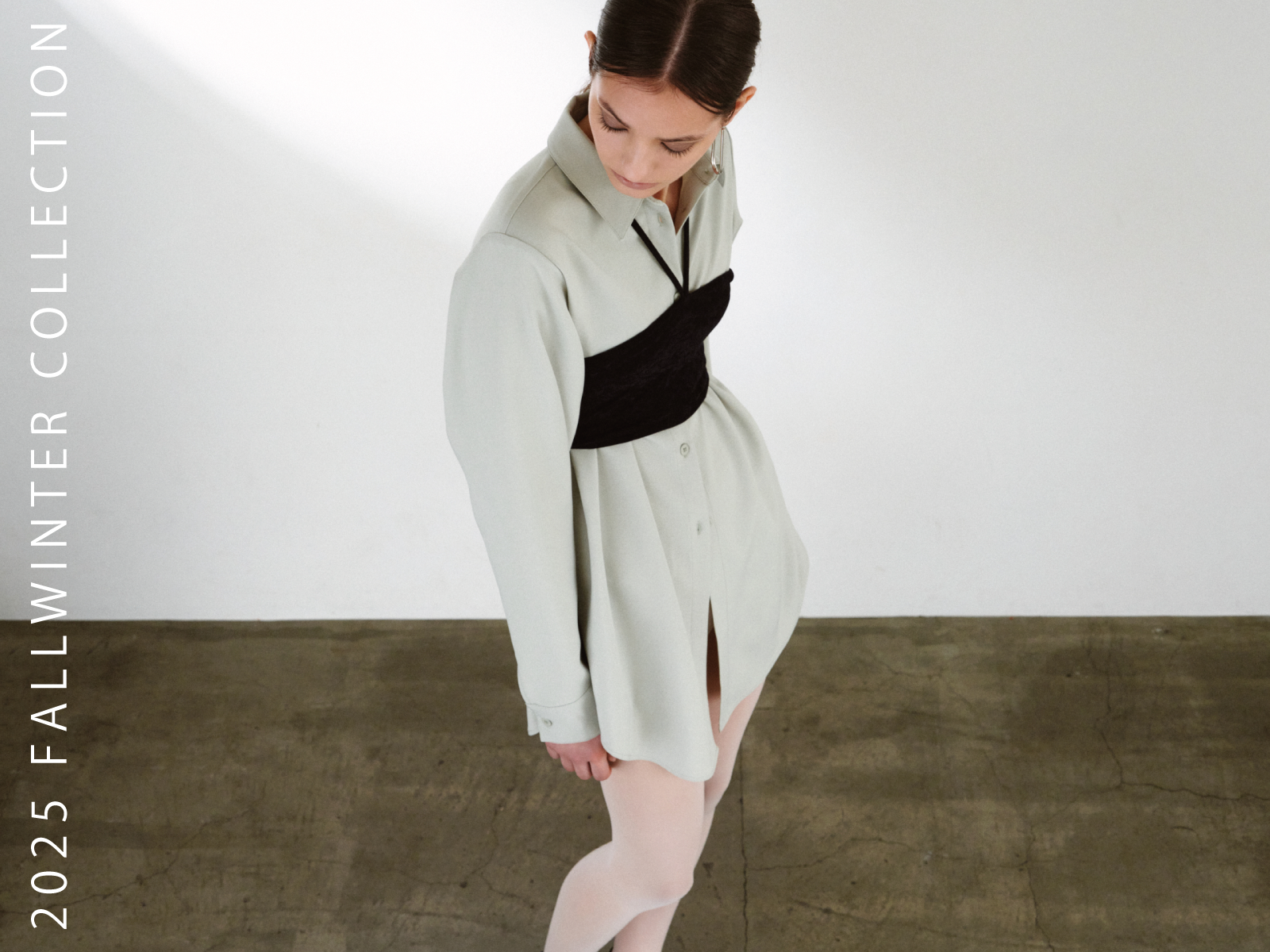 louren shaggy half coat ブラック louren（ローレン）公式通販サイト