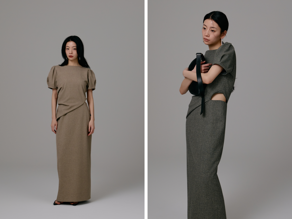 waist drape onepiece入荷のお知らせ – louren store