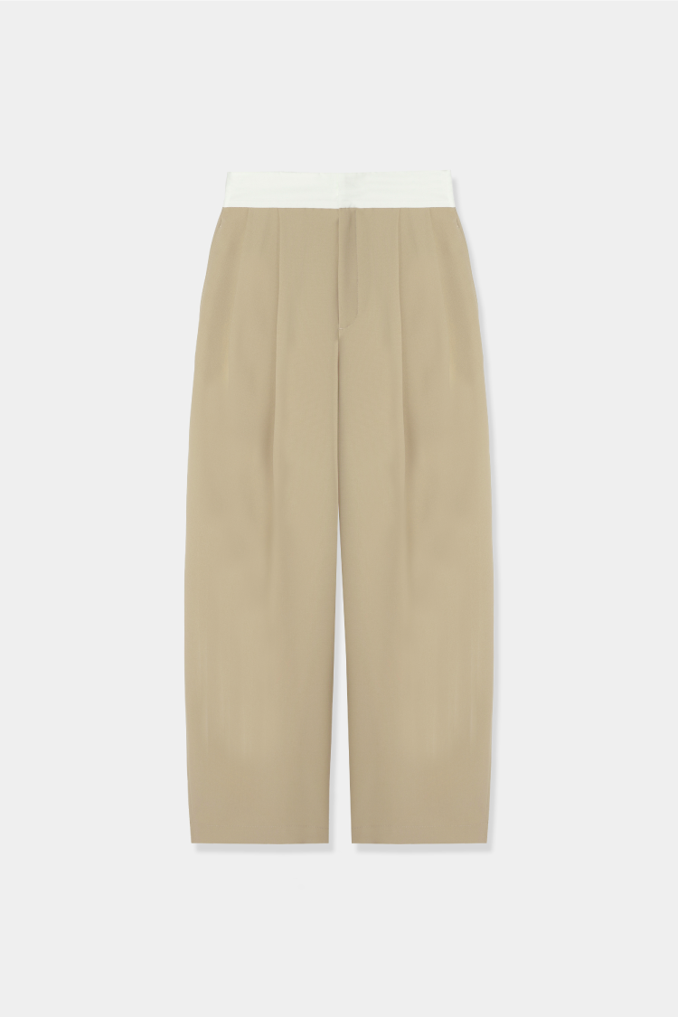 waist belt cocoon pants – louren store