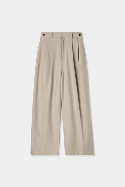 double tuck wide pants – louren store