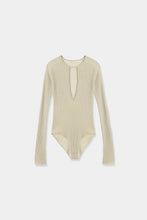 画像をギャラリービューアに読み込む, Vneck knit body suit