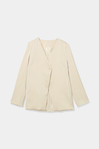 silky satin jacket – louren store