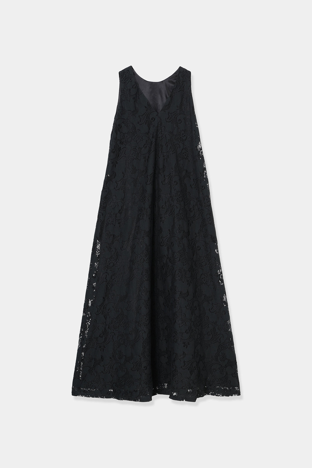 【Louren】rascel lace flare dress M black rascel lace flare dress – louren store