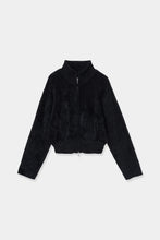 画像をギャラリービューアに読み込む, shaggy zip cardigan