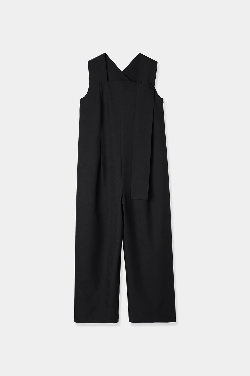 shoulder tie jumpsuit