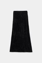 画像をギャラリービューアに読み込む, velour narrow skirt