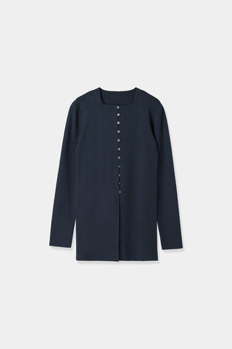 front button knit cardigan