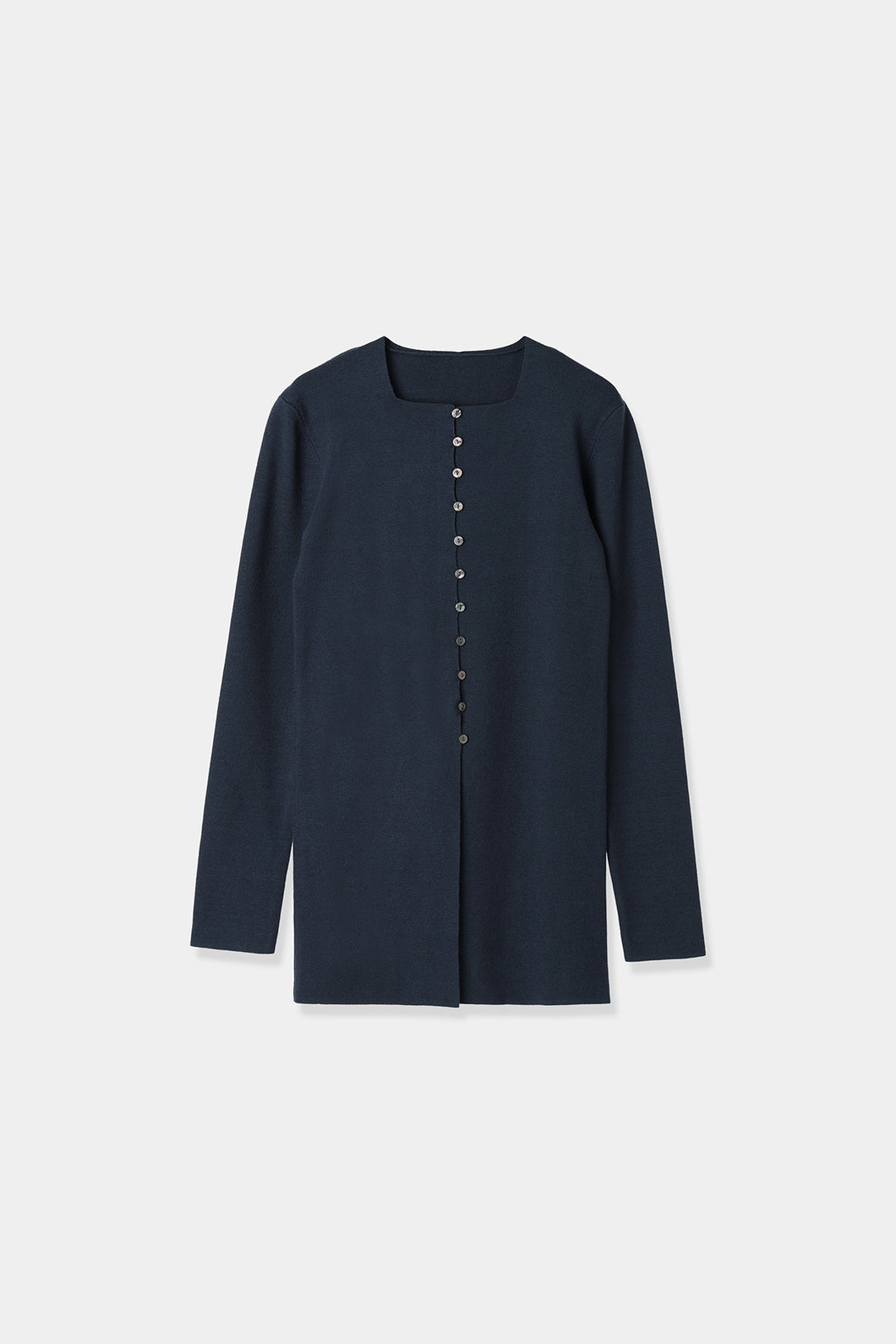 front button knit cardigan