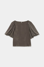画像をギャラリービューアに読み込む, puff sleeve blouse
