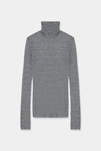 Load image into Gallery viewer, high neck sheer tops