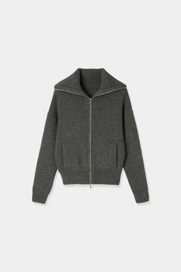 neck slit knit cardigan louren 完売品　新品 tops – louren store