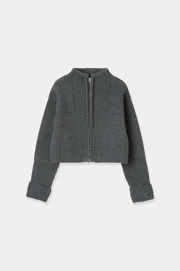 新品louren/patchwork military knit blouson 新品louren/patchwork military knit blouson