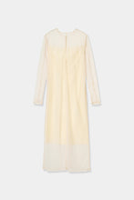 将图像加载到图库查看器中， front slit sheer dress