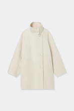 画像をギャラリービューアに読み込む, double face midi coat