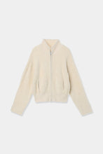 画像をギャラリービューアに読み込む, shaggy zip cardigan