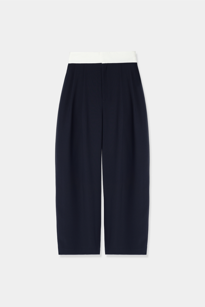 waist belt cocoon pants – louren store