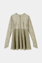 画像をギャラリービューアに読み込む, tulle peplum blouse