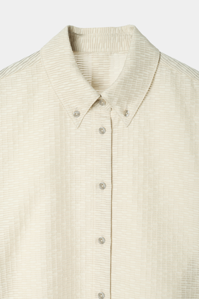 cotton jacquard over shirt – louren store