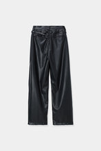 画像をギャラリービューアに読み込む, belted vegan leather pants