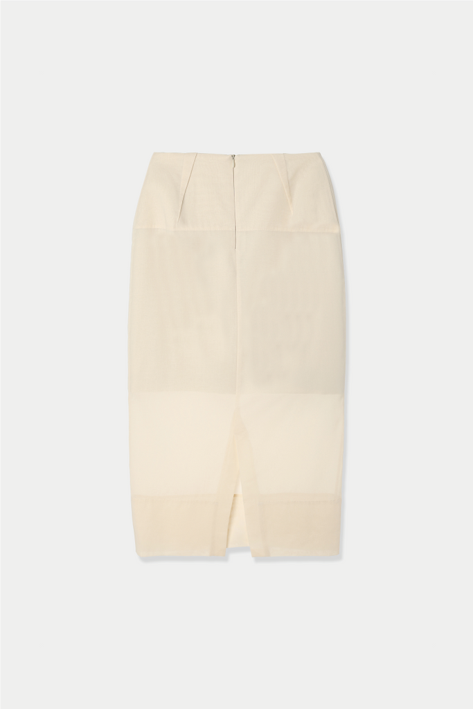 sheer cocoon skirt – louren store sheer cocoon skirt – louren store