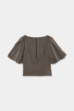 画像をギャラリービューアに読み込む, puff sleeve blouse