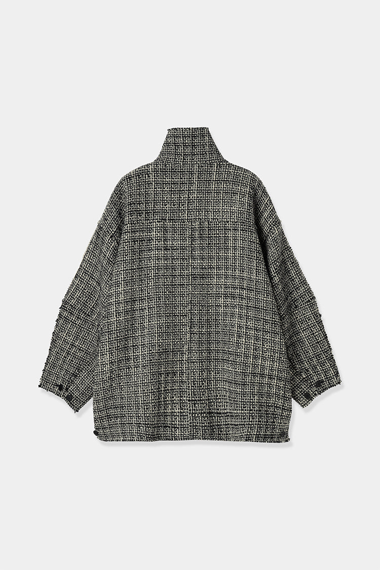 【新品未使用】louren tweed half coat tweed half coat – louren store