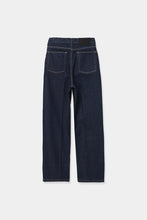 Load image into Gallery viewer, contrast stitch straight denim