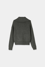 Load image into Gallery viewer, zip up knit cardigan