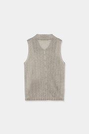 front button knit tops – louren store
