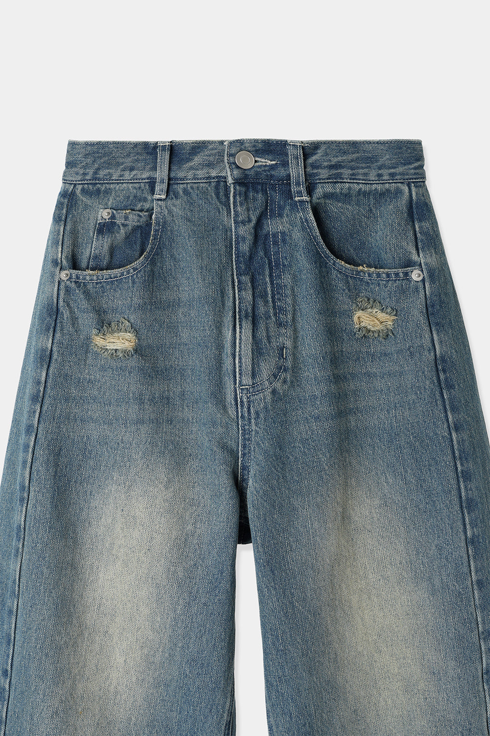 パンツ louren switching denim louren switching denim