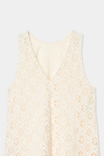 画像をギャラリービューアに読み込む, classic crochet flare dress