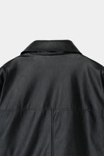 画像をギャラリービューアに読み込む, vegan leather zip jacket