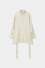 画像をギャラリービューアに読み込む, yoke satin shirt