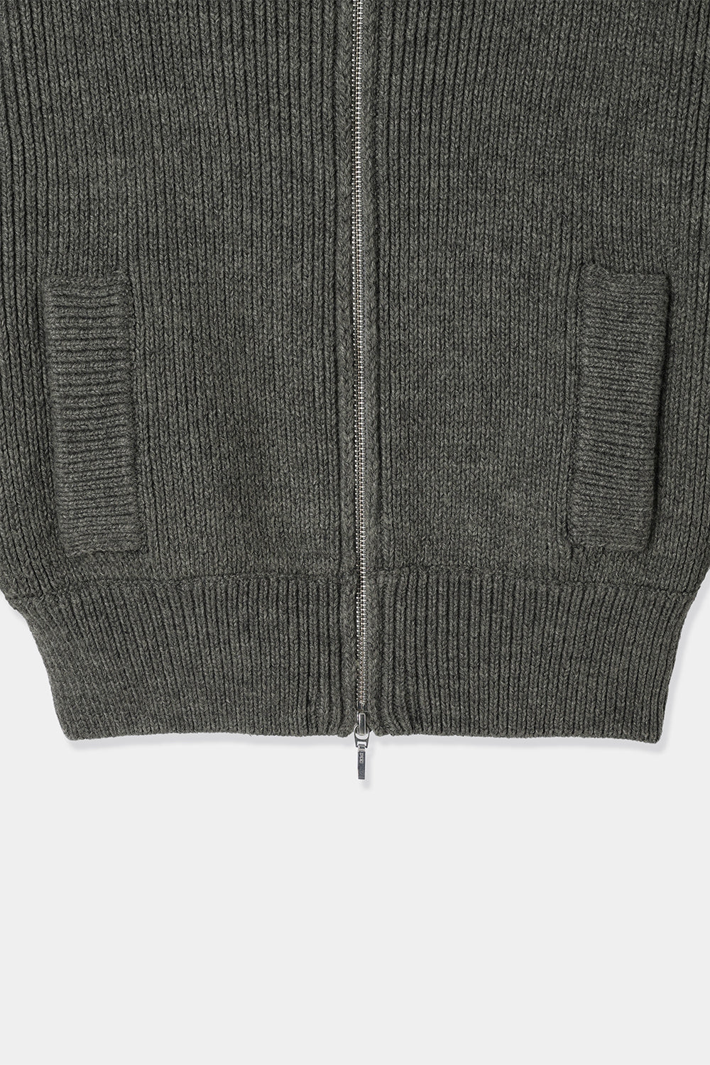 zip up knit cardigan – louren store
