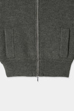Load image into Gallery viewer, zip up knit cardigan