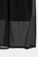 将图像加载到图库查看器中， front slit sheer dress